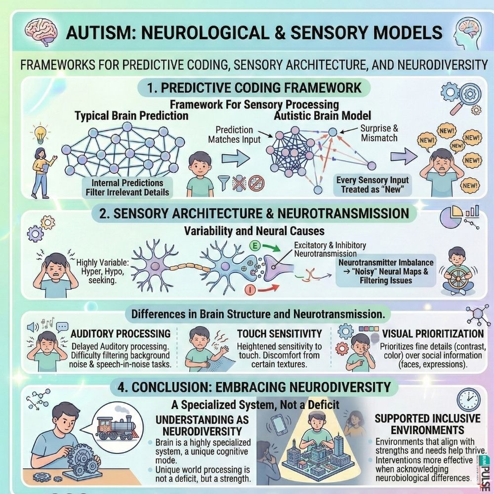 How does a person with autism brain work